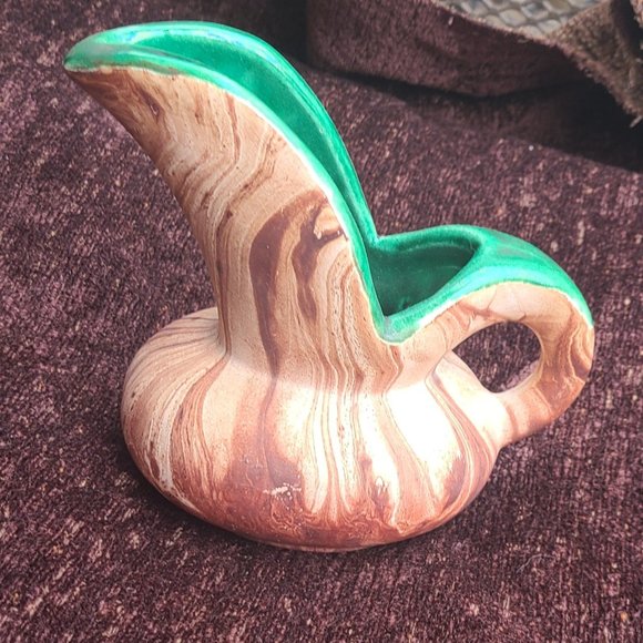 Vintage Handmade ROCKY MOUNTAIN POTTERY CO. Pitcher - Picture 1 of 9